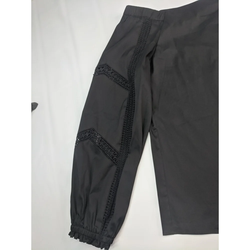 Off shoulder blouse by WHBM, long sleeved Women's Large EUC - Picture 5 of 8